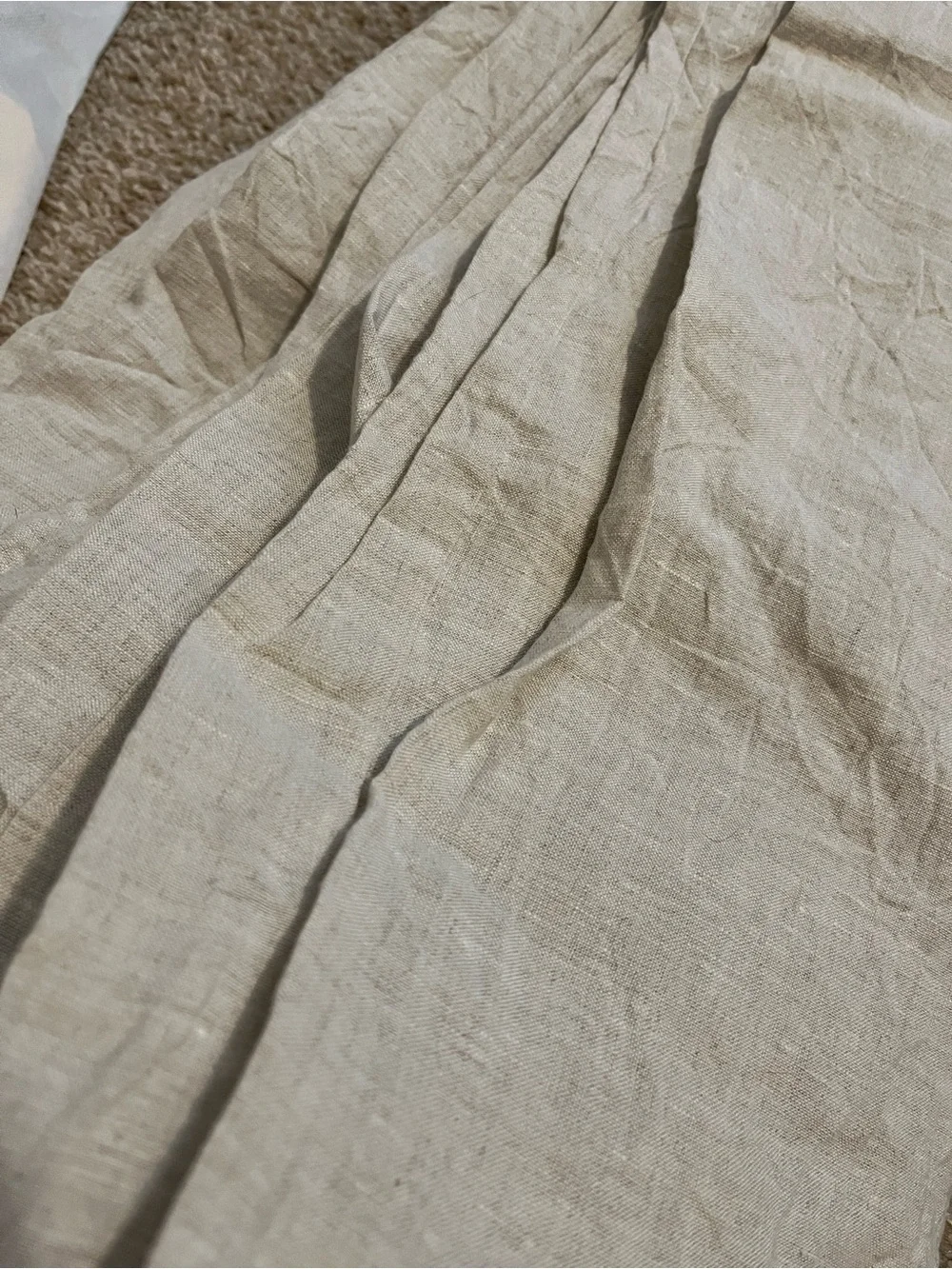 Bed Threads Linen Oatmeal Duvet Cover - currently out of stock